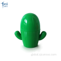 Plastic Cream Jar 30ml Cute Cactus Shape Baby Cream Jar Supplier